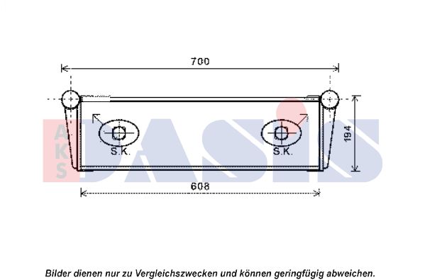 AKS DASIS Radiators, Motora dzesēšanas sistēma 170008N